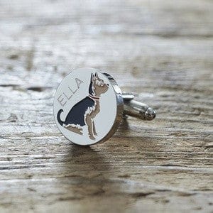 Sweet William Designs Cufflinks Yorkshire Terrier Dog Cufflinks