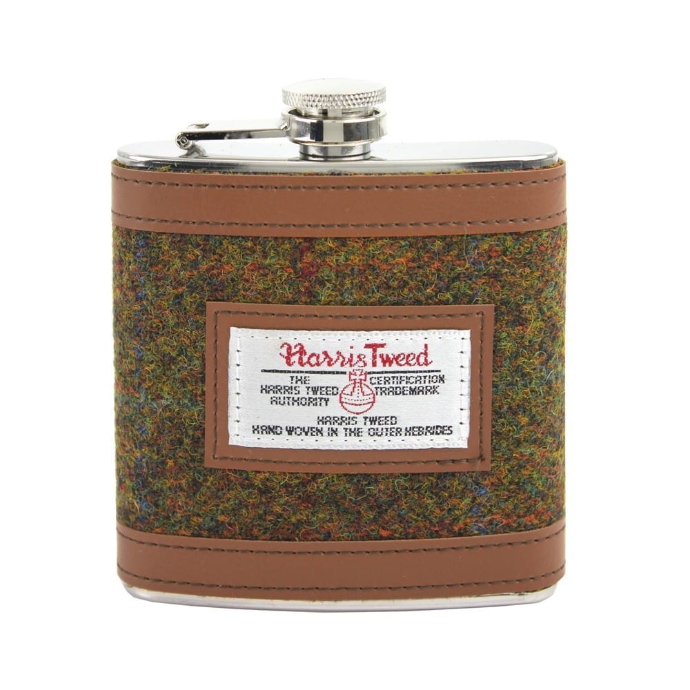 The British Bag Company Hip Flasks Harris Tweed Hip Flask Stornoway