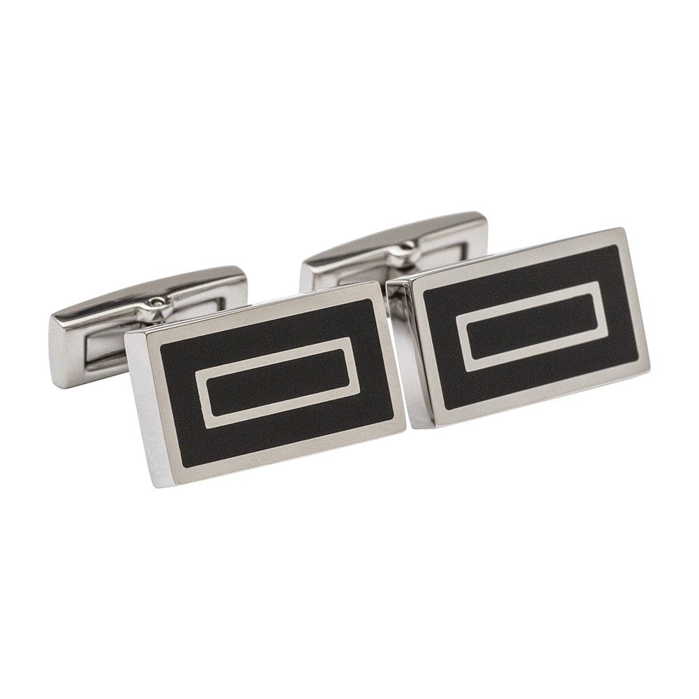 Unique & Co Cufflinks Black Enamel Cufflinks