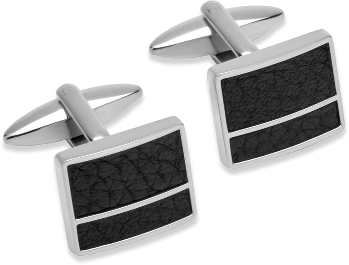 Unique & Co Cufflinks Designer Leather Cufflinks