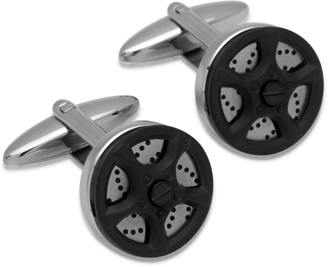 Unique & Co Cufflinks Spinning Car Wheel Cufflinks